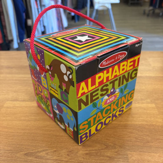 Melissa & Doug Alphabet Nesting Blocks