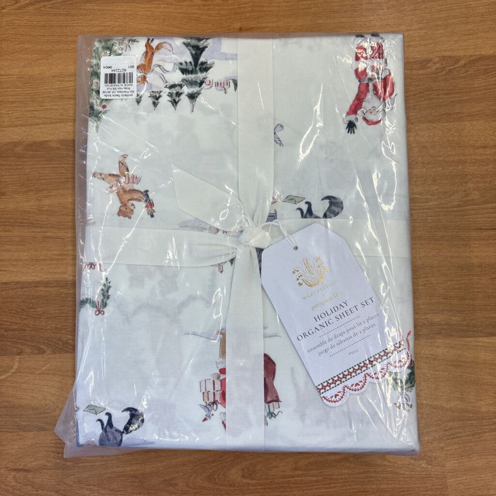 NEW Pottery Barn Holiday Sheets - Full