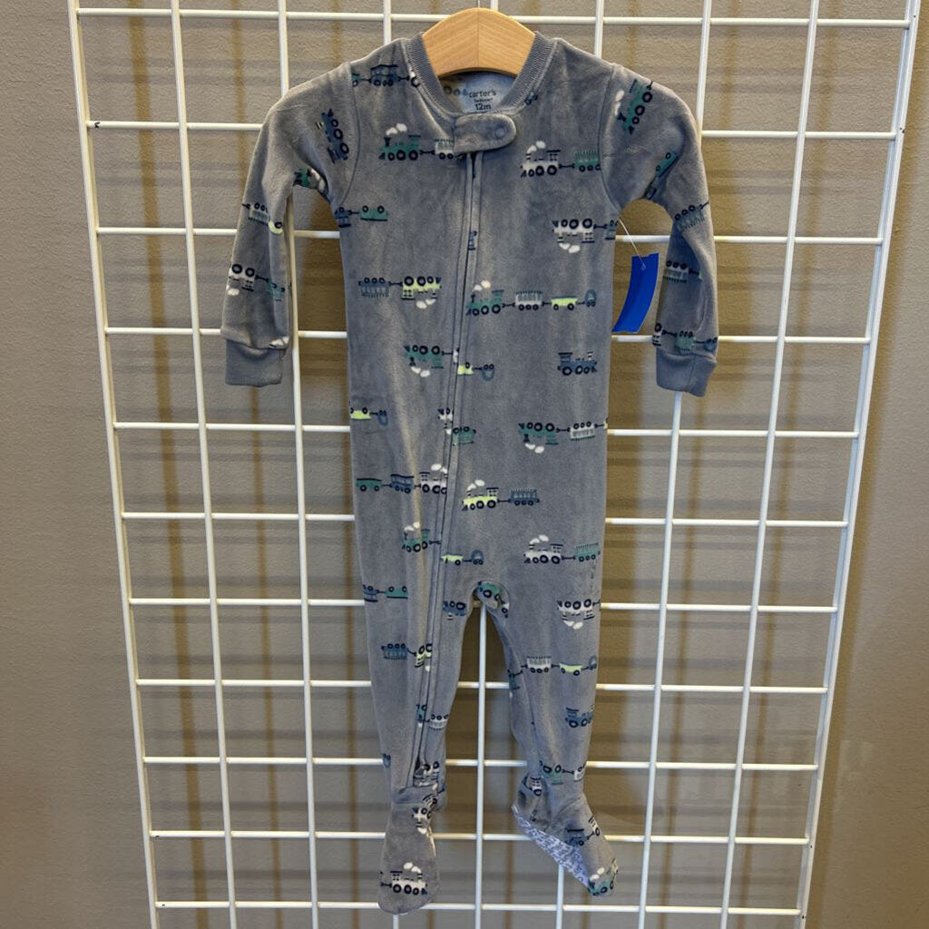 Carter's Soft Train Zip Sleeper - 12m