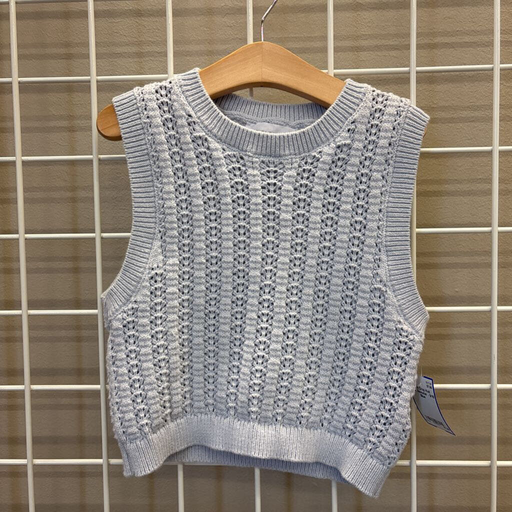 Zara Crop Knit Tank Sweater - 9/10
