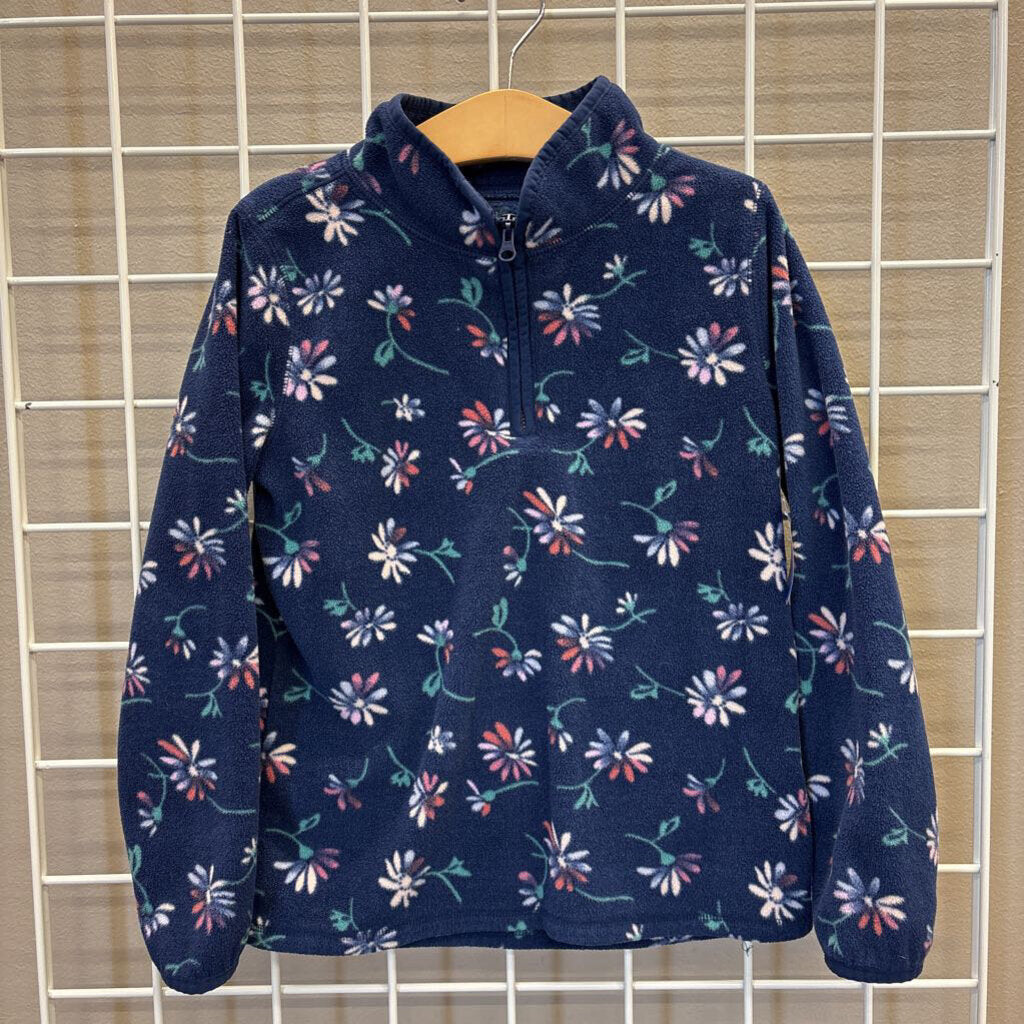 Osh Kosh Floral Fleece Quarter Zip - 7