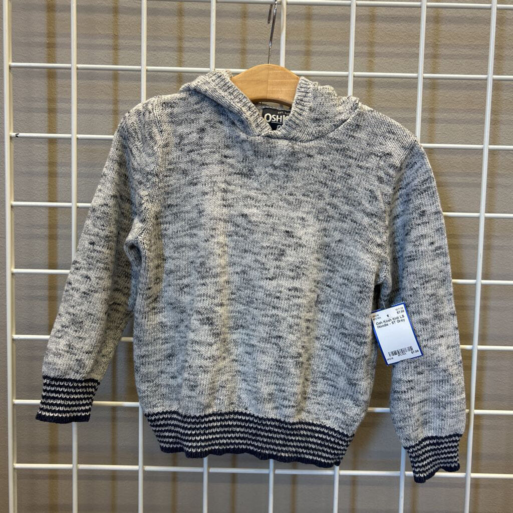 Osh Kosh Knit LS Hoodie - 5T