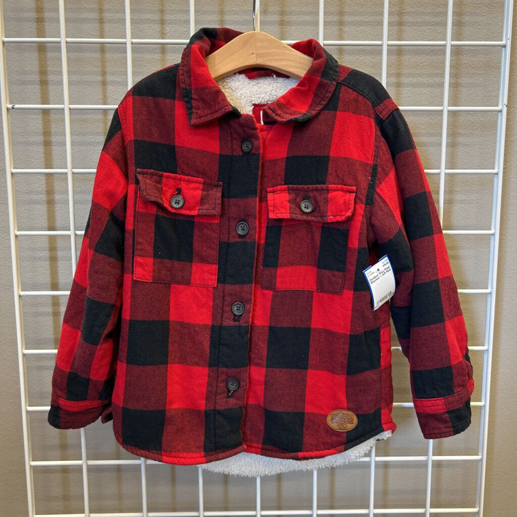 Outdoor Kids Plaid Shacket ~ 4/5
