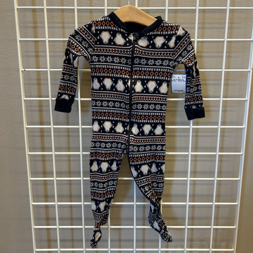 Dip Penguin Zip Sleeper - 12/18m