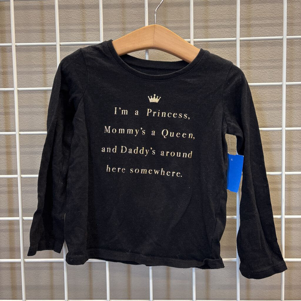 Children's Place Princess LS Tee - 4T