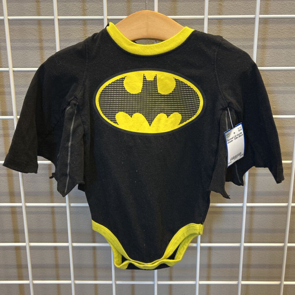 Batman LS Hoodie Onesie - 6/9m