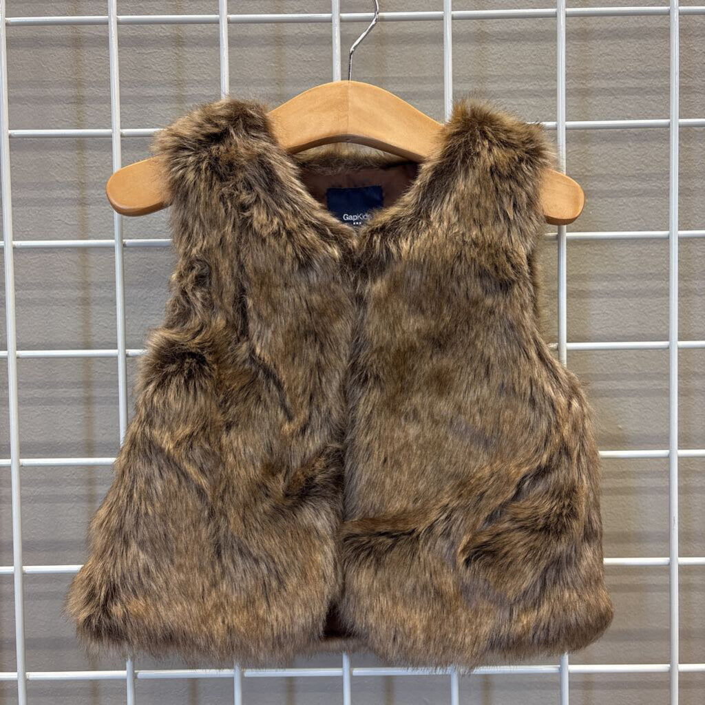 Gap Kids Faux Fur Vest - 6/7