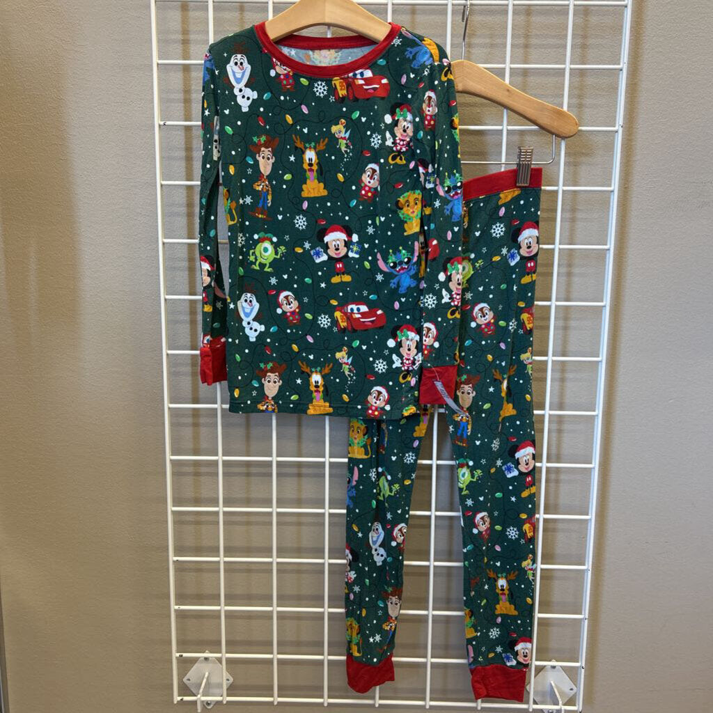 Little Sleepies Bamboo Disney Christmas Pjs (wash wear) - 7/8