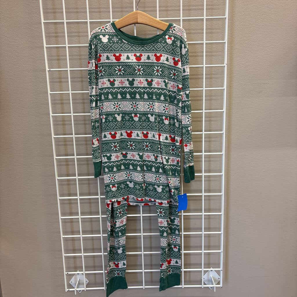 Little Sleepies Bamboo Mickey Holiday Pjs - 12/14