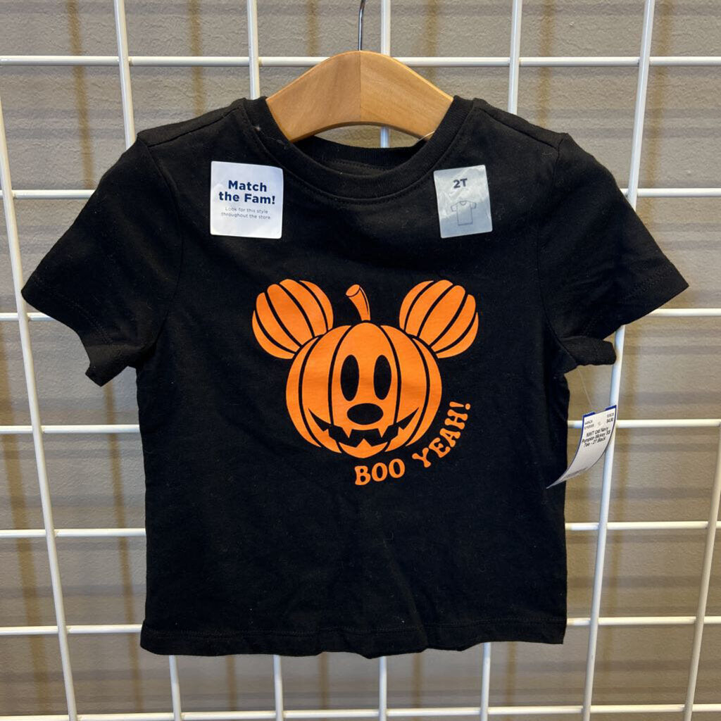 NWT Old Navy Pumpkin Mickey SS Tee - 2T