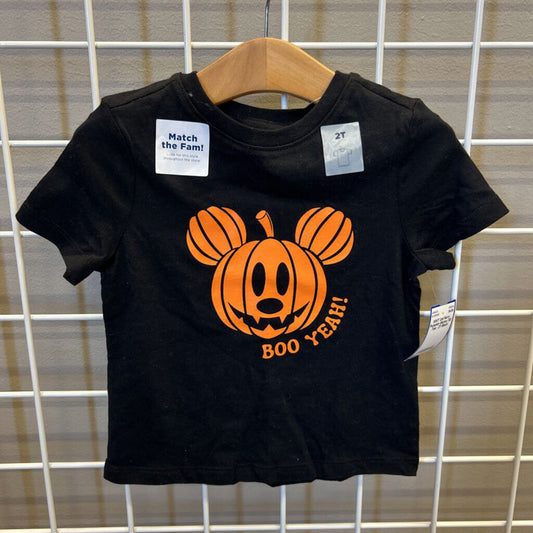 NWT Old Navy Pumpkin Mickey SS Tee - 2T