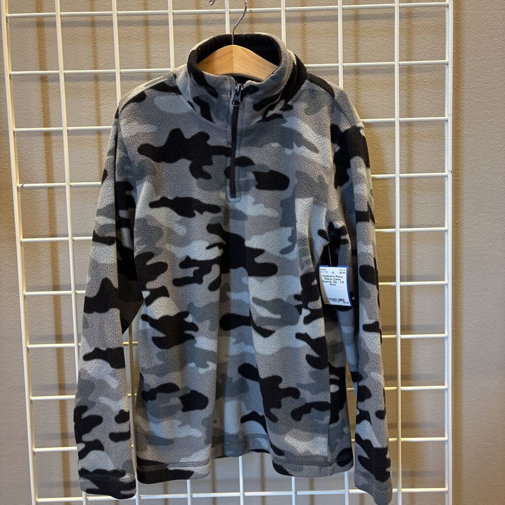 Children's Place Fleece Camo Quarter Zip - 7/8