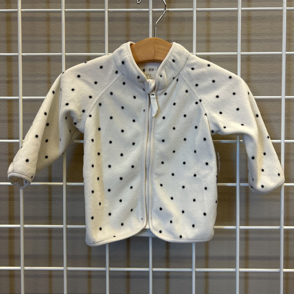 H&M Dot Fleece Jacket - 6m