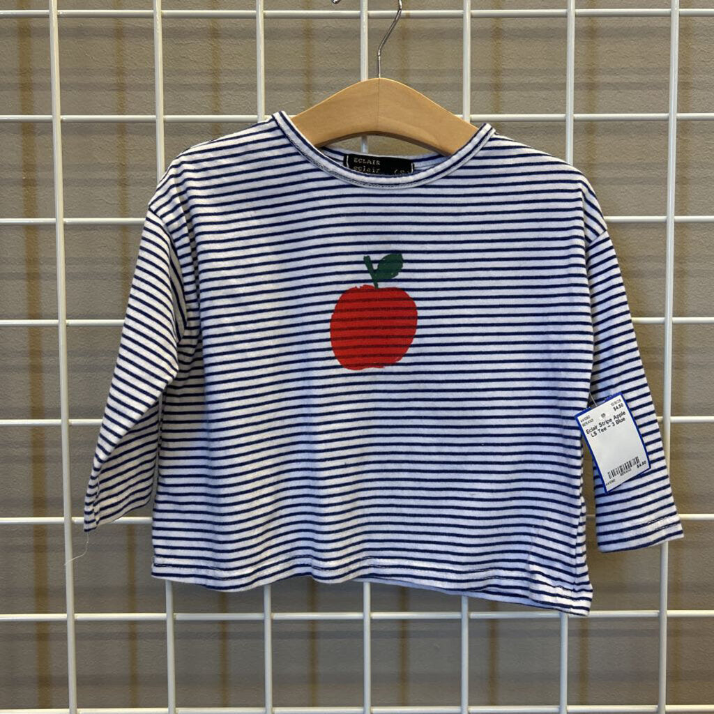 Eclair Stripe Apple LS Tee ~ 3