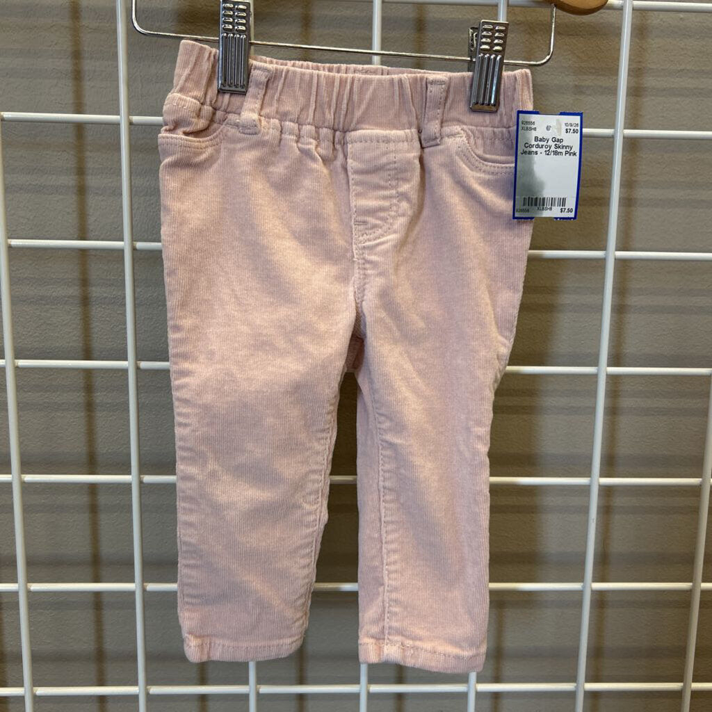 Baby Gap Corduroy Skinny Jeans - 12/18m