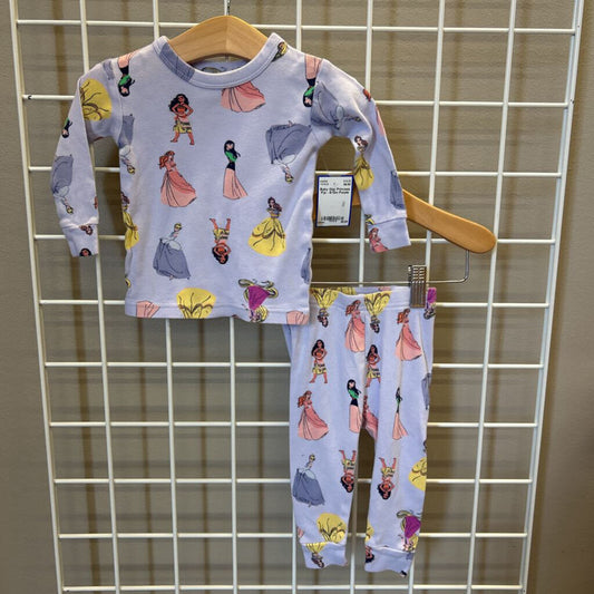 Baby Gap Princess Pjs - 6/12m