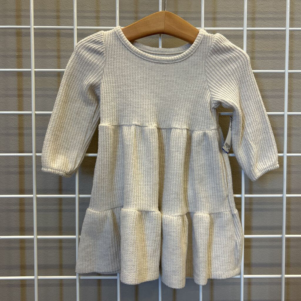 Cat & Jack Thermal LS Dress - 12m