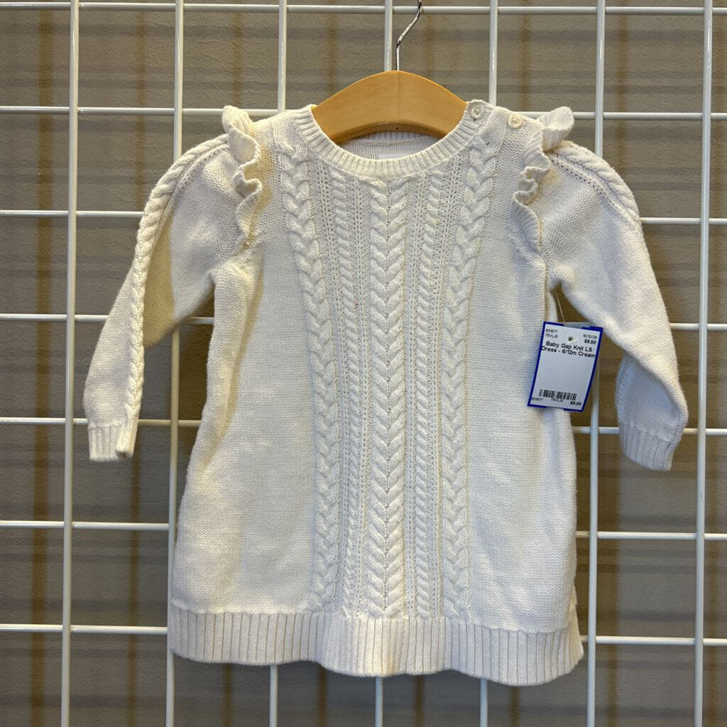 Baby Gap Knit LS Dress - 6/12m
