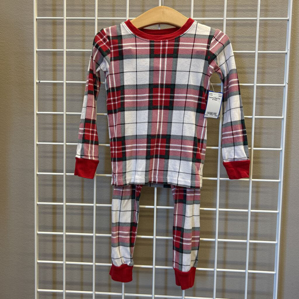 Carter's Plaid Pjs - 4T