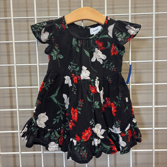 Old Navy Floral SS Dress - 18/24m