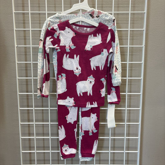 NWT Carter's Bear 4pc Pj Set - 3T