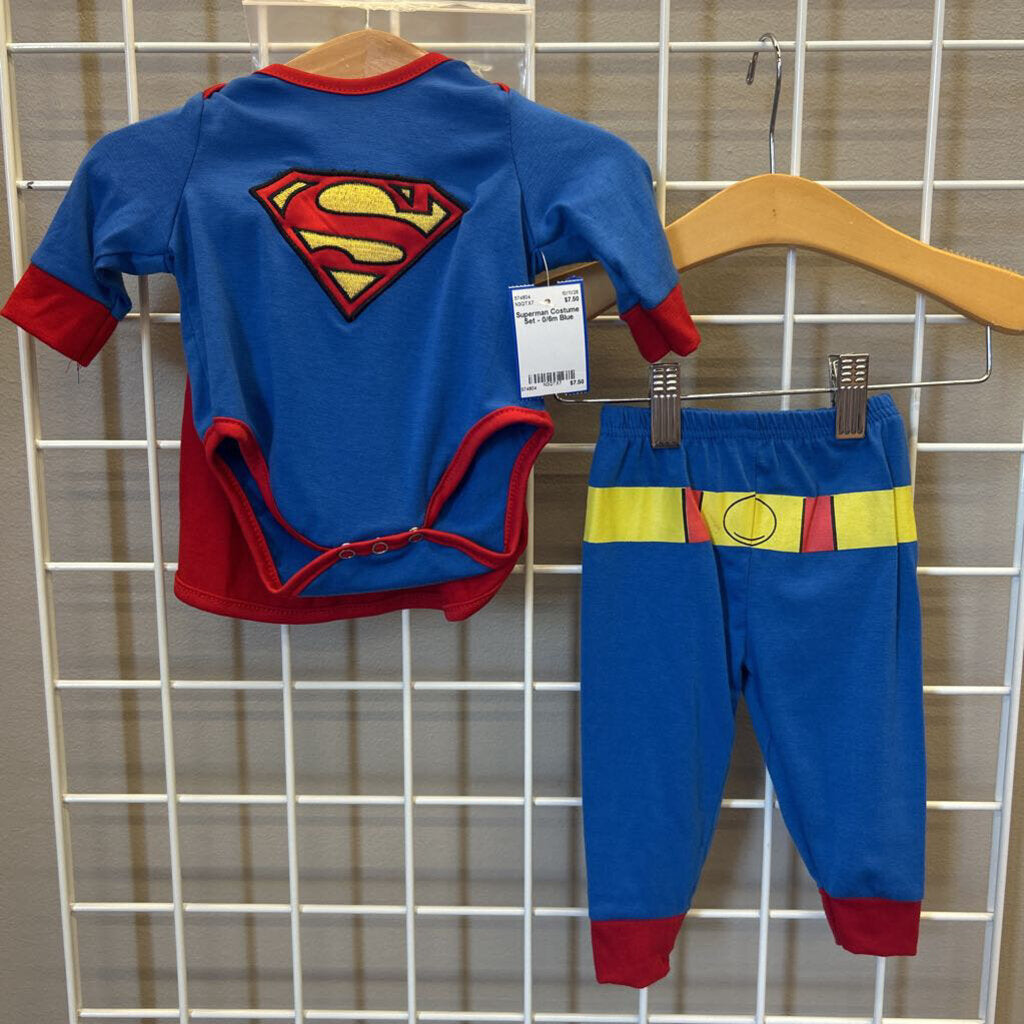 Superman Costume Set - 0/6m