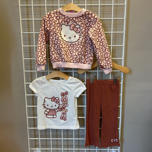 Hello Kitty Three Pc Set - 3T