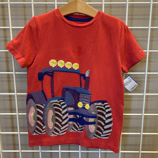 Mini Boden Tractor SS Tee (oil mark on front) - 6/7
