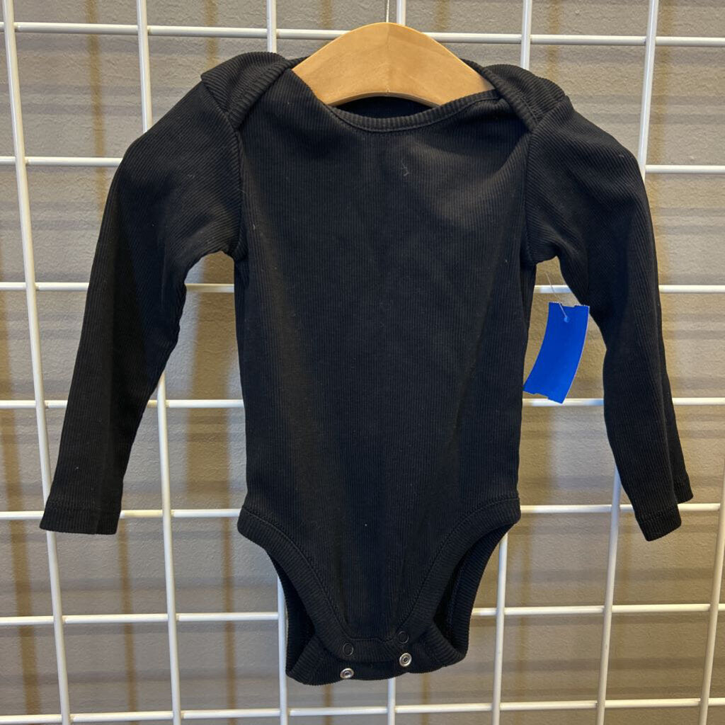 Nordstrom Ribbed LS Onesie - 9/12m