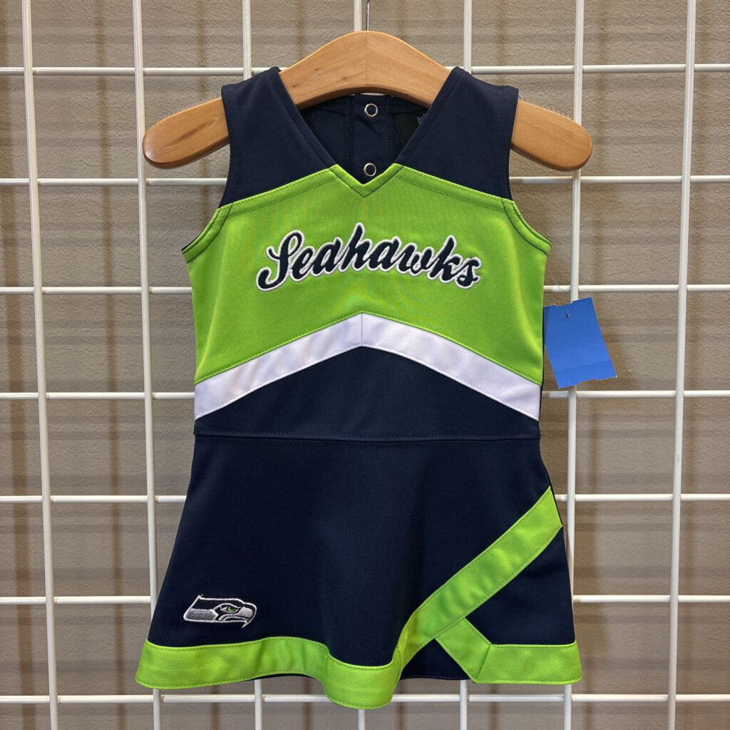 NFL Seahawks Cheerleader SS Dress - 18m