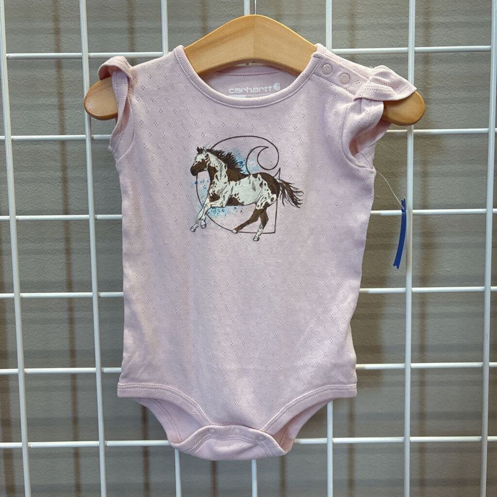 Carhartt Horse SS Onesie - 12m