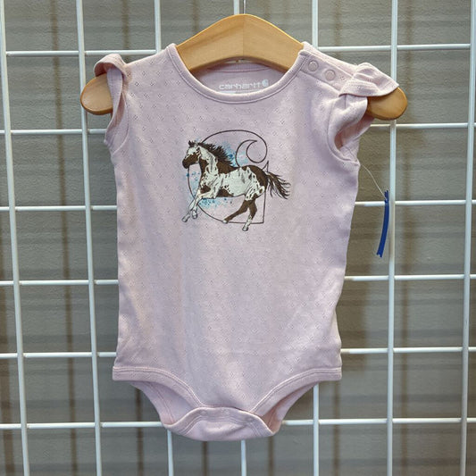 Carhartt Horse SS Onesie - 12m