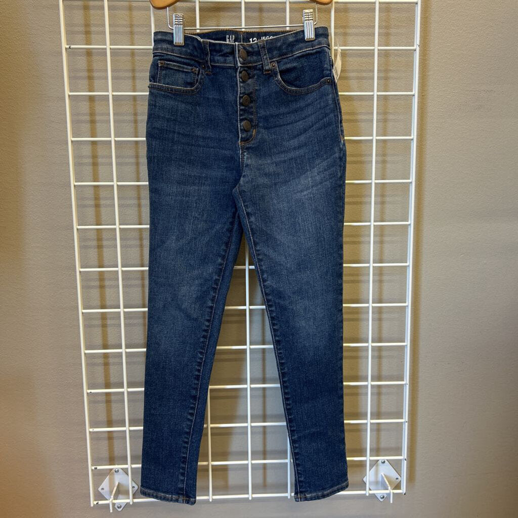 Gap Kids Jegging Ankle High Rise Jeans - 12