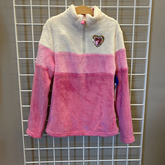 NWT Wallflower Girl Fuzzy Quarter Zip Pullover - 10/12