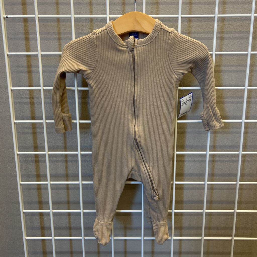 Old Navy Ribbed Zip Sleeper - 0/3m