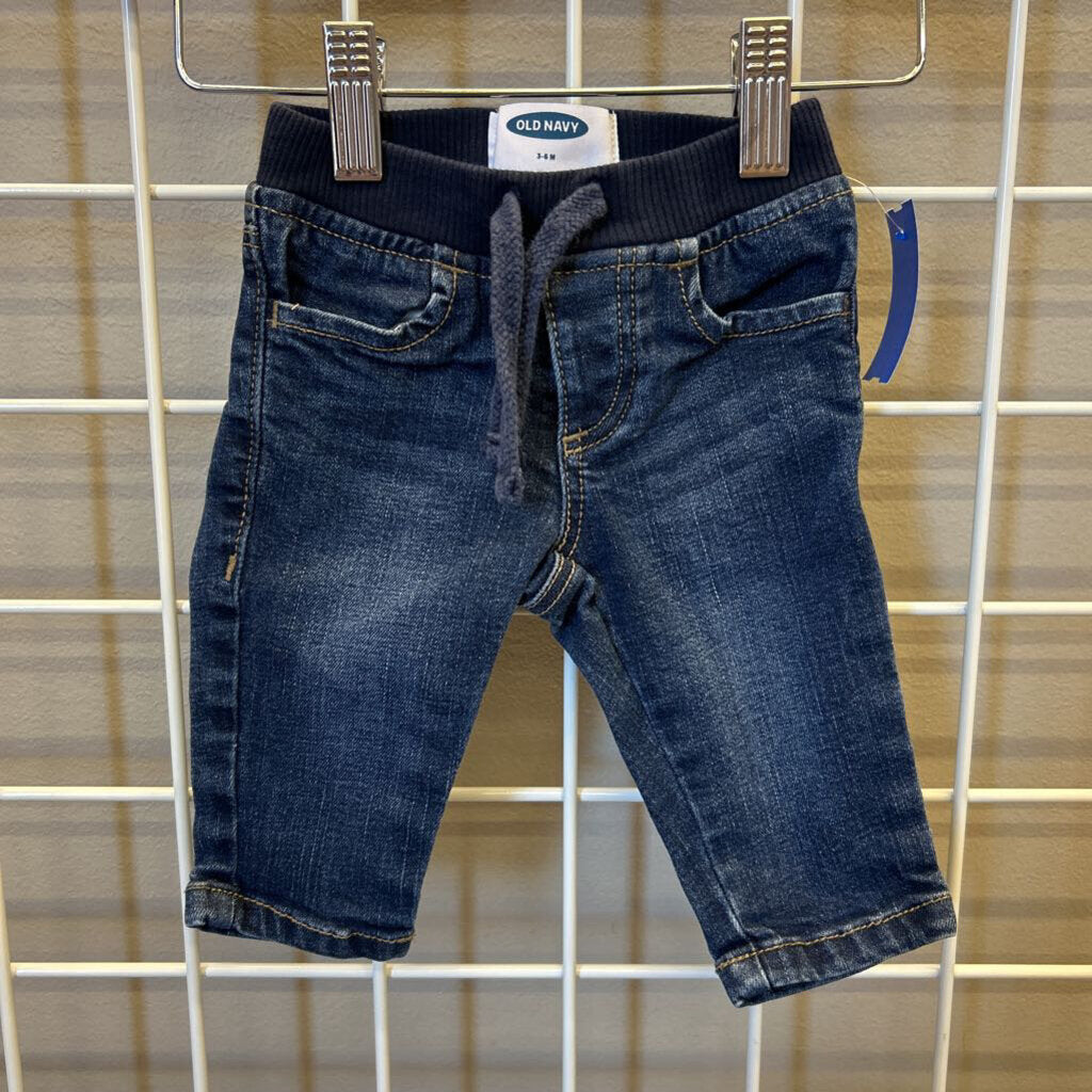 Old Navy Pull On Jeans - 3/6m