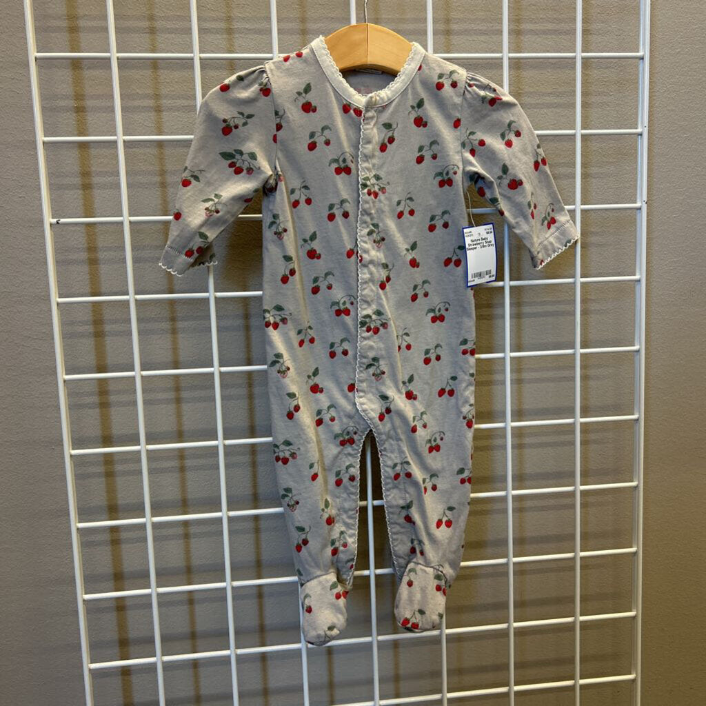 Nature Baby Strawberry Snap Sleeper - 3/6m