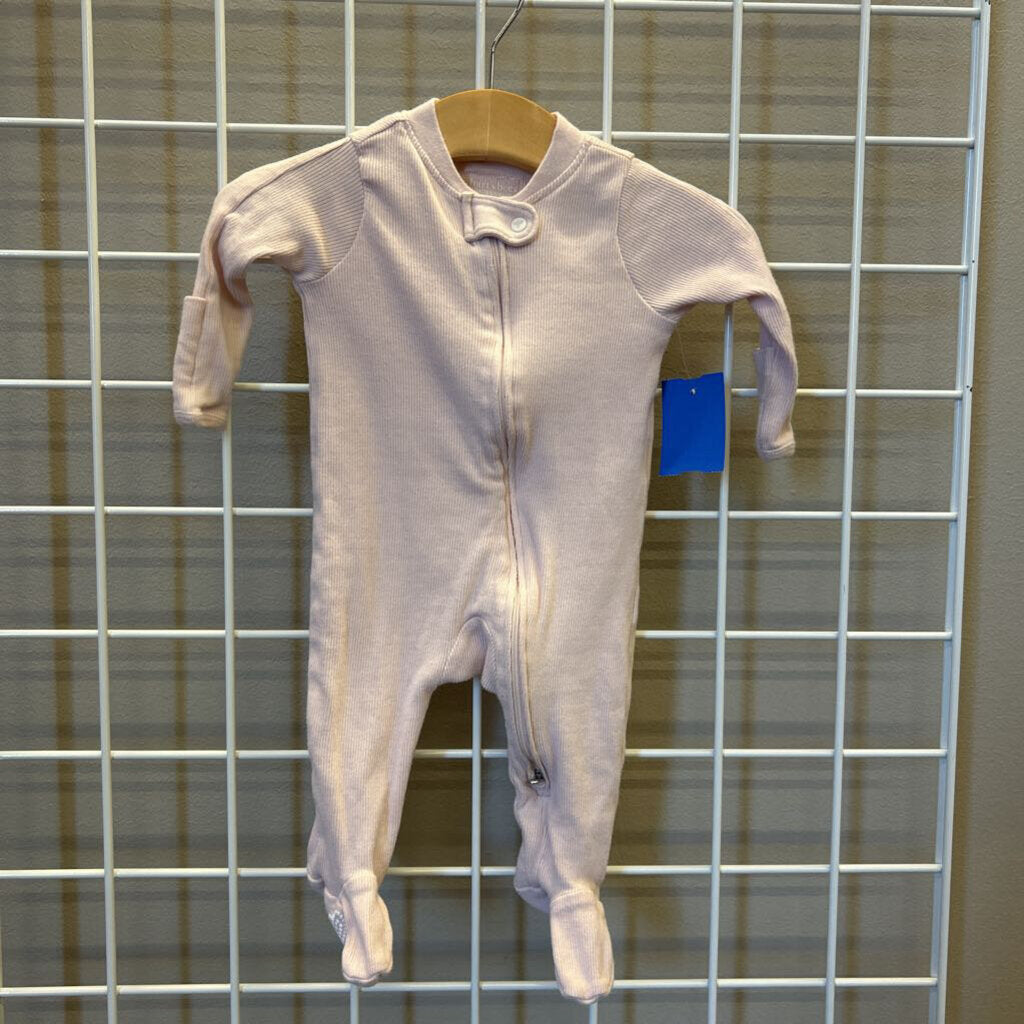 Burt's Bees Ribbed Zip Sleeper - 0/3m