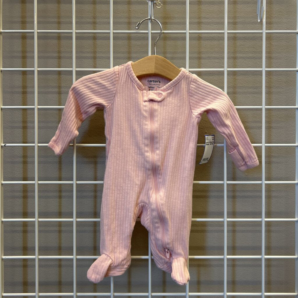 Carter's Ribbed Zip Sleeper - NB