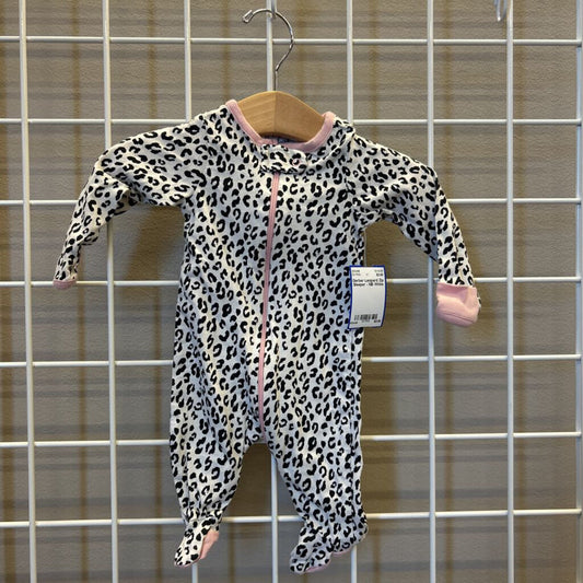 Gerber Leopard Zip Sleeper - NB