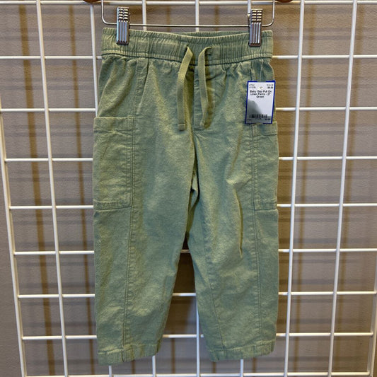 Baby Gap Pull On Linen Pants - 2T
