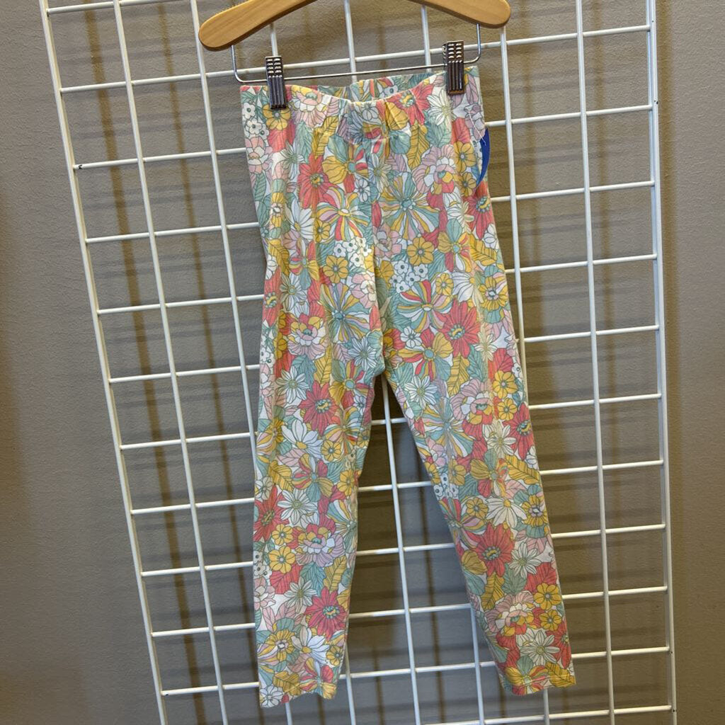 Haute Hippie Floral Leggings - 7/8