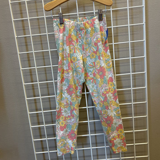 Haute Hippie Floral Leggings - 7/8
