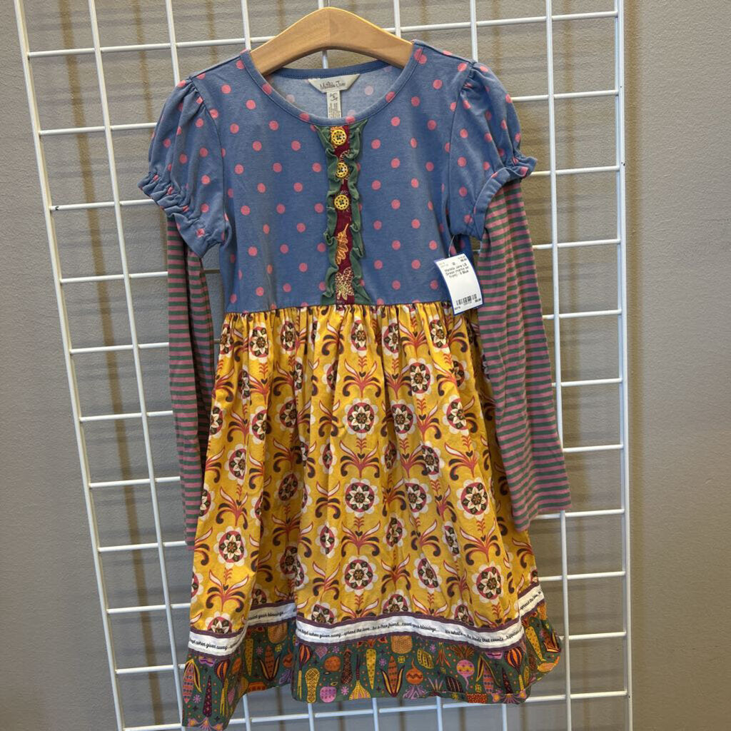 Matilda Jane LS Dress (marks on front) - 8