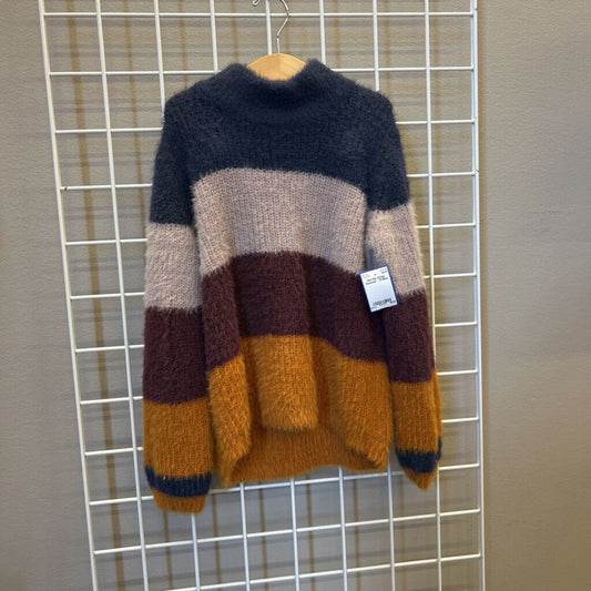 Mini Mo Stripe Sweater - 10