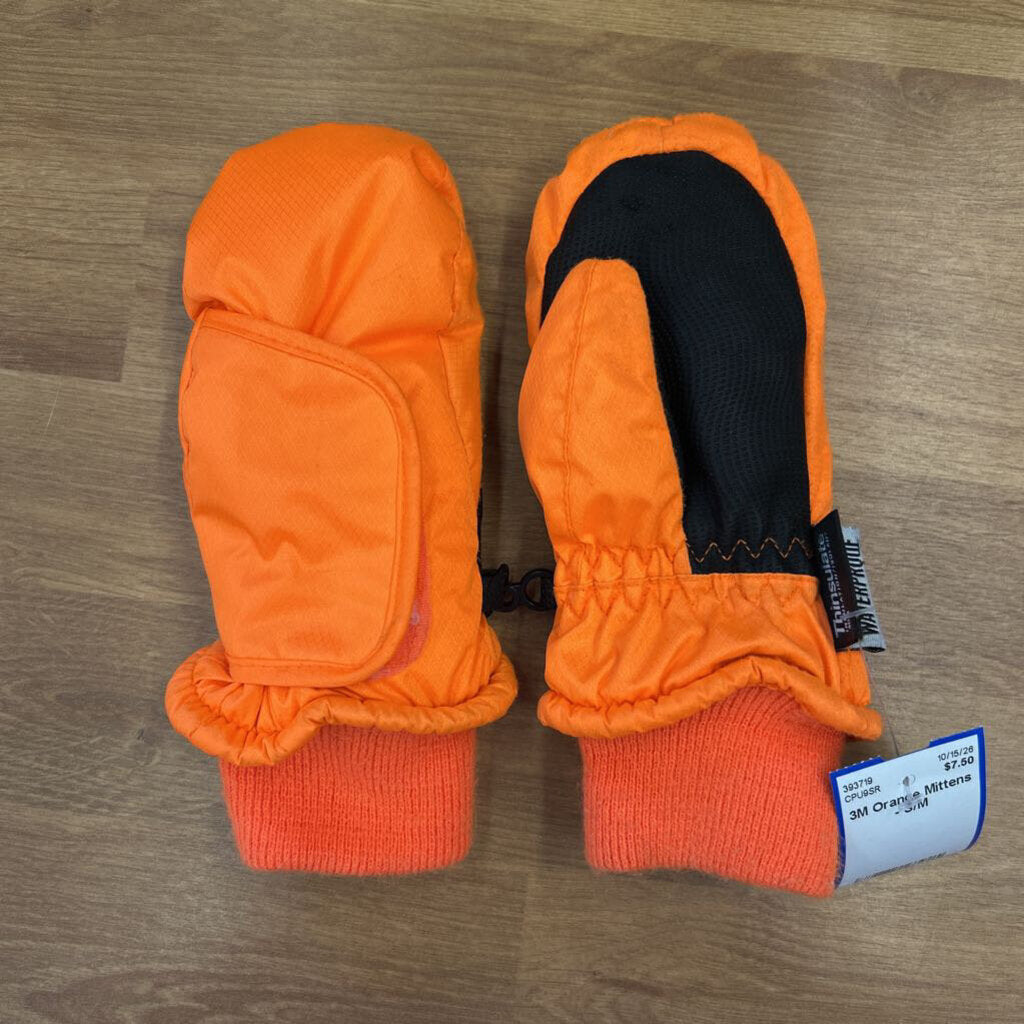 3M Orange Mittens - S/M