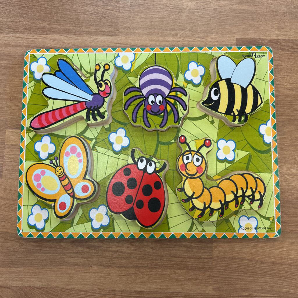 Ryan's Room Bugs Wood Puzzle