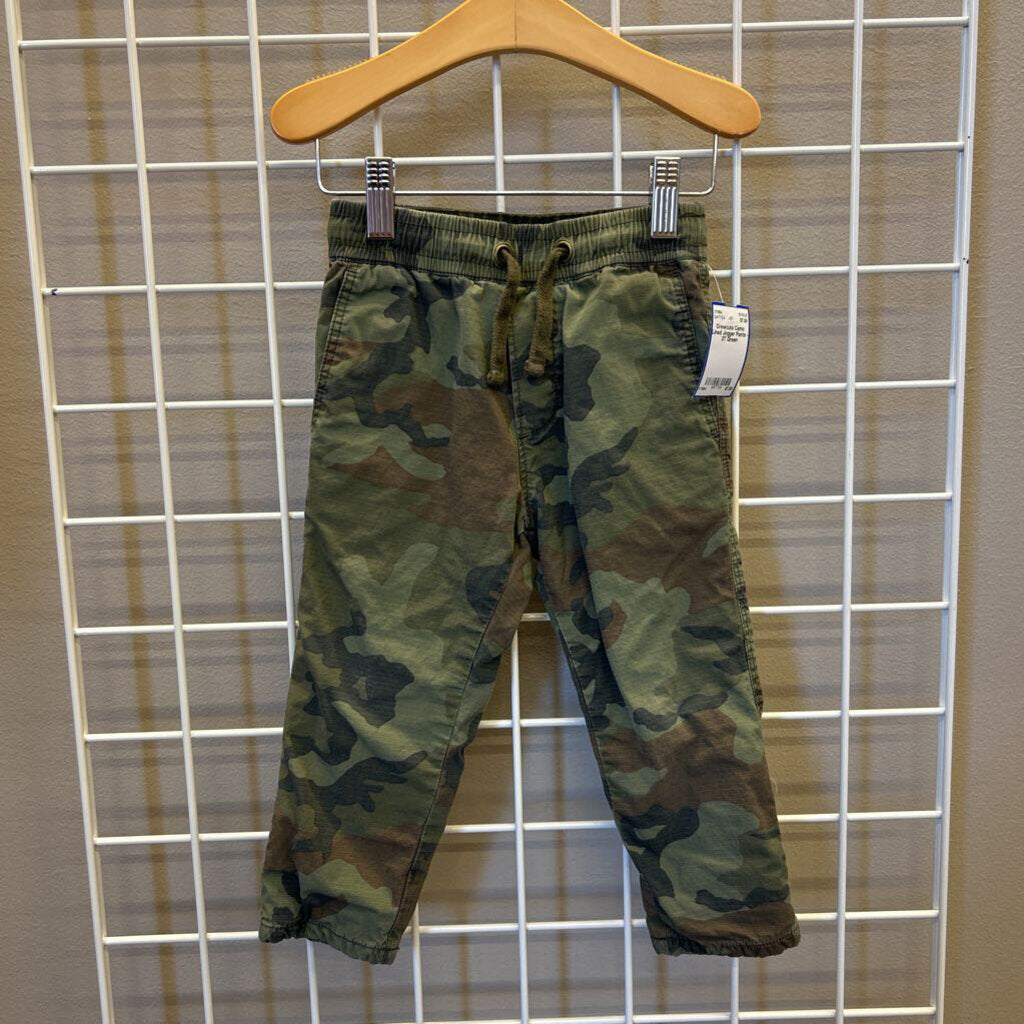 Crewcuts Camo Lined Jogger Pants - 3T