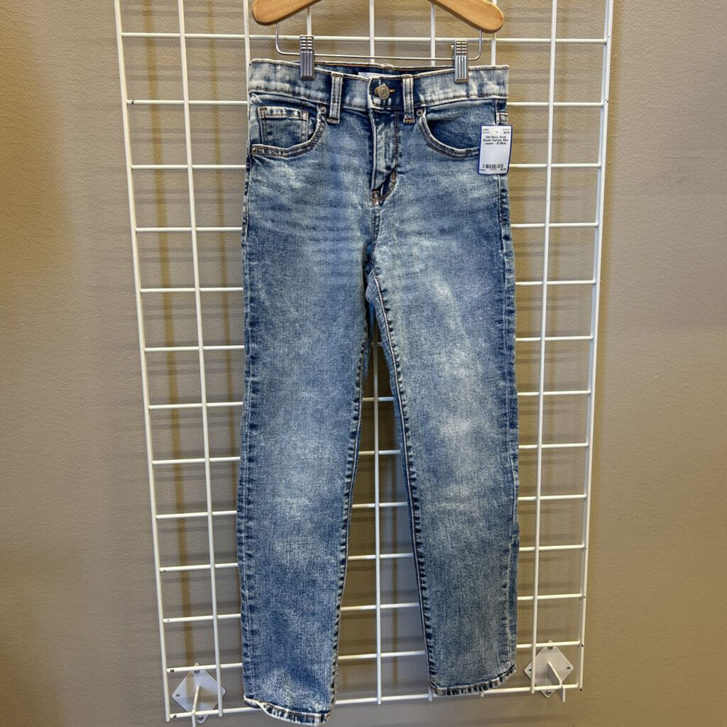 Old Navy Acid Wash Karate Slim Jeans - 10
