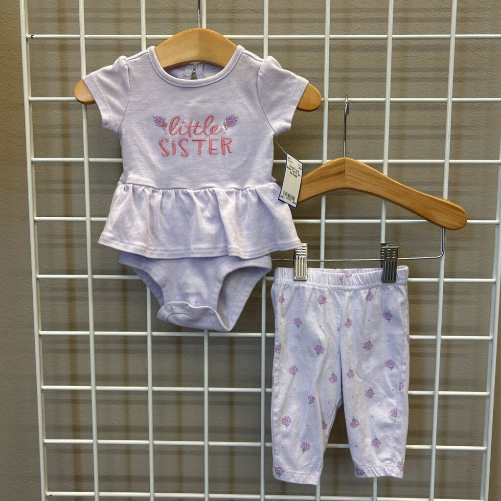 Carter's Little Sister Two Pc Set - 3m